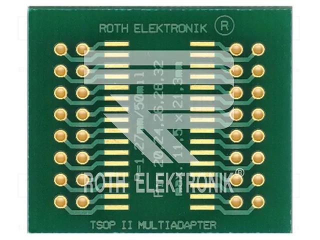 Board: universal; multiadapter; W: 11.5mm; L: 21.3mm ROTH ELEKTRONIK GMBH RE900-06