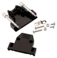 D SUB BACKSHELL, 180DEG, 15POS, DA 61801525322