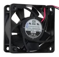 DC AXIAL FAN, BALL, 14CFM, 0.06A, 24V OD6025-24LB