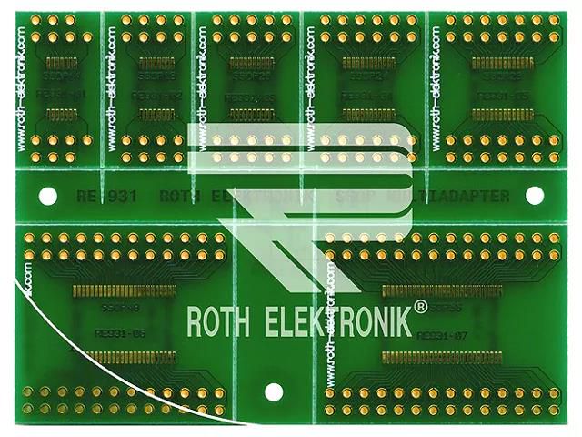 Board: universal; multiadapter; W: 61.4mm; L: 81.7mm ROTH ELEKTRONIK GMBH RE931