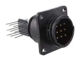 CIRCULAR CONN, RCPT, 16POS, FLANGE 1-207303-4