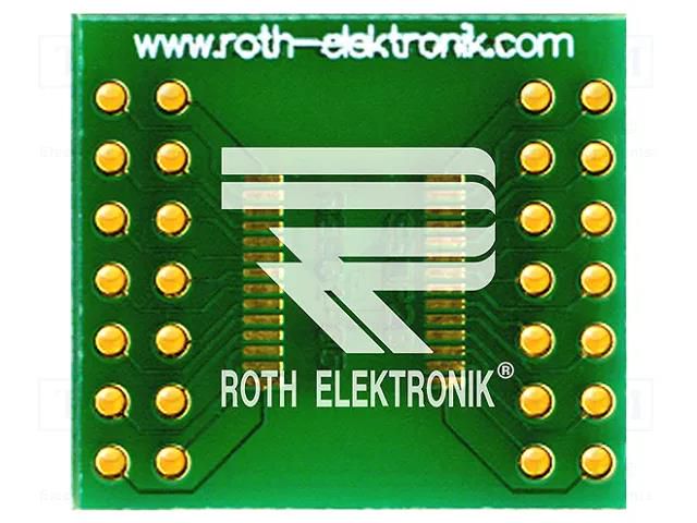 Board: universal; multiadapter; W: 13mm; L: 23.5mm; SSOP28 ROTH ELEKTRONIK GMBH RE931-05