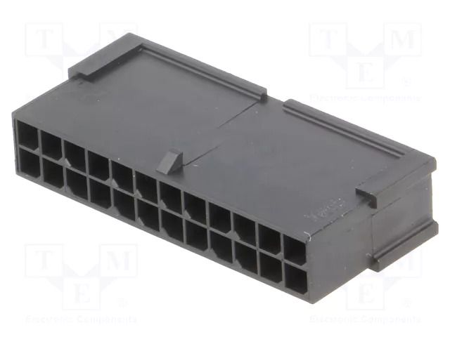 Connector: wire-wire; plug; male; PIN: 24; Micro-Fit 3.0; for cable MOLEX MX-43020-2401