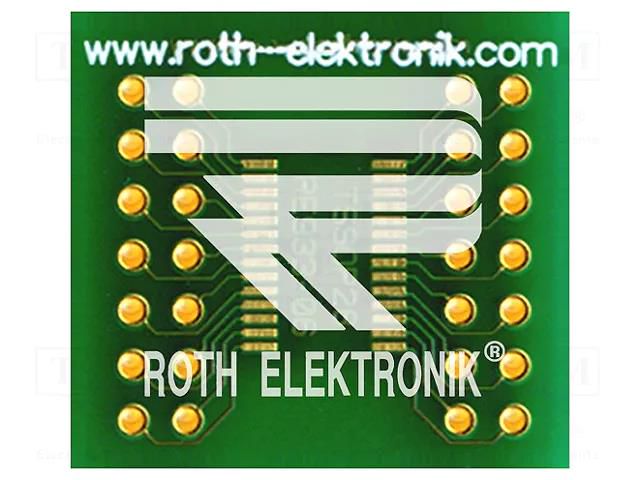 Board: universal; multiadapter; W: 58.9mm; L: 120.1mm; TSSOP28 ROTH ELEKTRONIK GMBH RE933-06