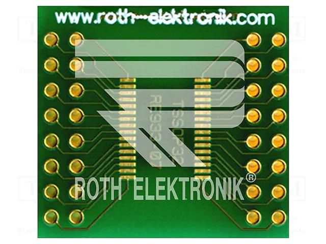 Board: universal; multiadapter; W: 58.9mm; L: 120.1mm; TSSOP32 ROTH ELEKTRONIK GMBH RE933-07