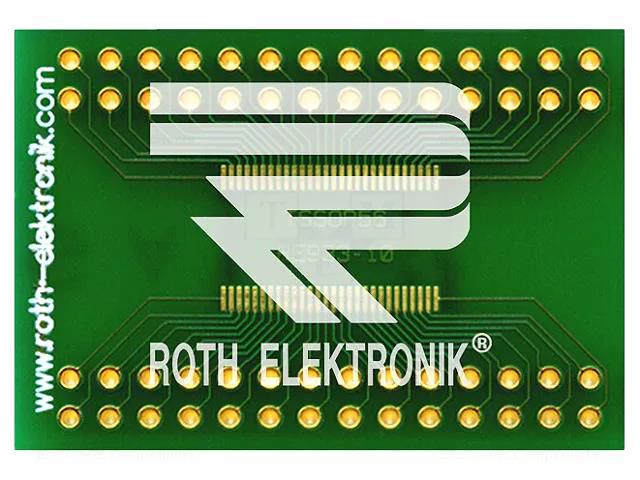 Board: universal; multiadapter; W: 58.9mm; L: 120.1mm; TSSOP56 ROTH ELEKTRONIK GMBH RE933-10
