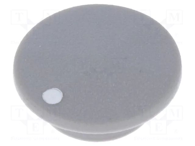 Cap; plastic; push-in; grey CLIFF K21-GREY-D