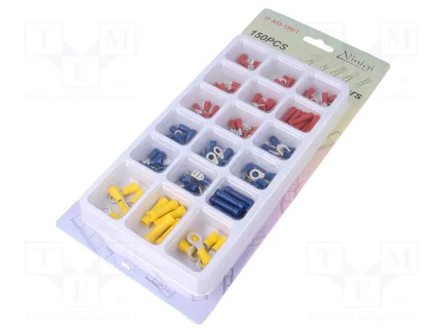 Kit: connectors; crimped; 150pcs. NINIGI ST-ASS-150/1