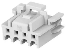 CONNECTOR HOUSING, PLUG, 4POS, 2MM, NAT 1-2350224-4