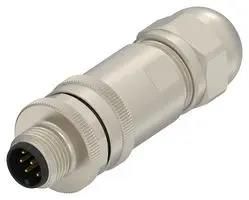 SENSOR CONN, M12, PLUG, 8POS, CABLE 2351415-4