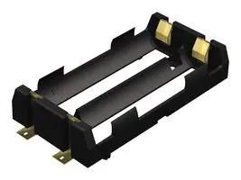BATT HOLDER, 18650 X 2, SMD 1048P