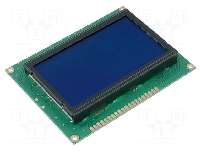 Display: LCD; graphical; 128x64; STN Negative; blue; 93x70x13.6mm RAYSTAR OPTRONICS RG12864A-BIY-V