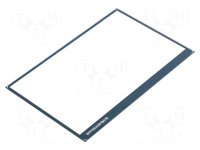 Accessories: EMI shield; 4.3"; Temp: -40÷85°C; Dim: 105x67x0.7mm NORITAKE Itron EFP105X067B07A