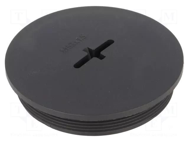 Stopper; M63; 1.5; IP54; polyamide; black; SKINDICHT®; 12mm LAPP BLK-GL-M63/BK