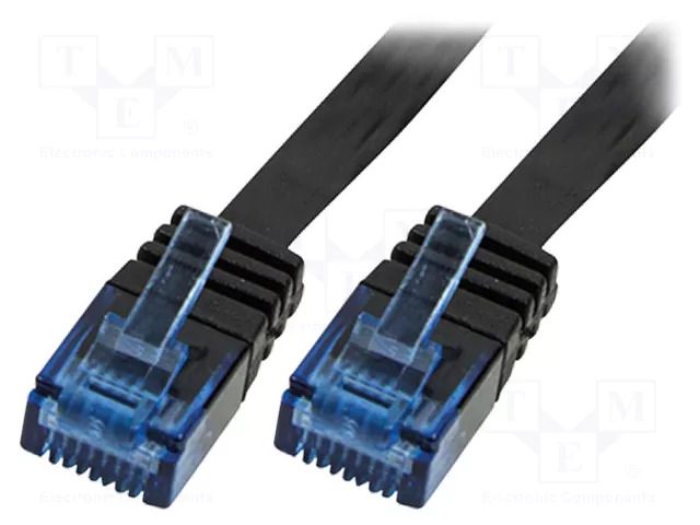 Patch cord; U/UTP; Cat: 6; RJ45 plug,both sides; stranded; Cu; 0.5m LOGILINK CF2023U