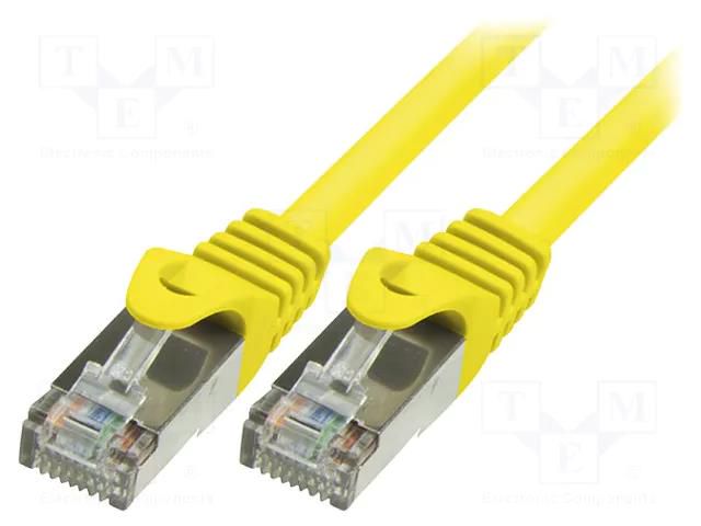 Patch cord; RJ45 plug,both sides; F/UTP; 5e; stranded; CCA; PVC LOGILINK CP1087S