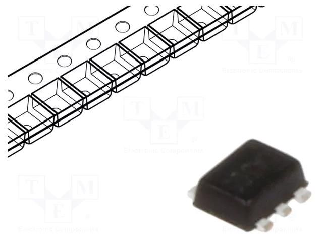 Transistor: NPN / PNP; bipolar; BRT,complementary pair; 50/12V ROHM SEMICONDUCTOR EMD29T2R