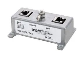 POE SURGE PROTECTOR, 1 PORT, PANEL HGLN-CAT6J