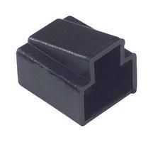 COVER, RJ45 PLUG CONN, 8POS, PVC, BLACK MP45P