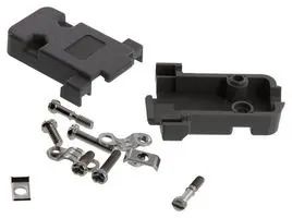 D SUB HOOD KIT, DB9 / HD15, PLASTIC SDC9G.