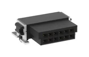 CONN, R/A RCPT, 12POS, 2ROW, 1.27MM, SMT 154740-E
