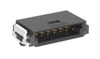 CONN, R/A HEADER, 6POS, 1ROW, 1.27MM 214013-E