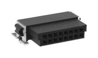 CONN, R/A RCPT, 16POS, 2ROW, 1.27MM, SMT 354078-E