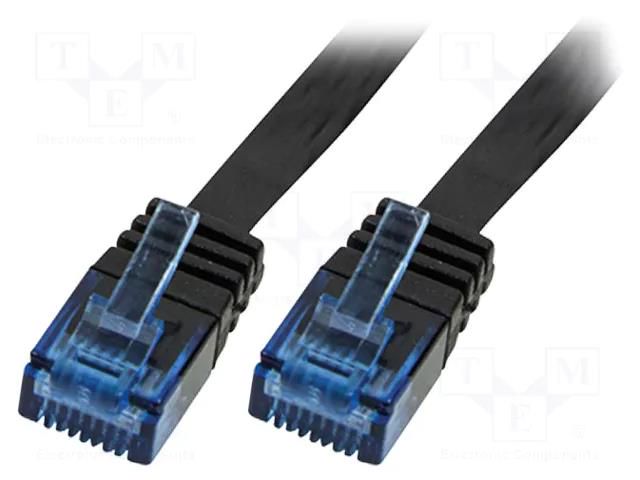 Patch cord; RJ45 plug,both sides; U/UTP; 5e; stranded; CCA; PVC LOGILINK CP0136B