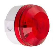 BEACON, CONTINUOUS/FLASHING, 30V, RED LED195-02WH-SB-02