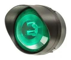 TRAFFIC LIGHT, FLASHING, 85V, GREEN LED-TL-03-04