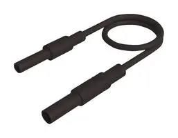 TEST LEAD, 4MM PLUG TO SKT, BLACK, 250MM 934044100