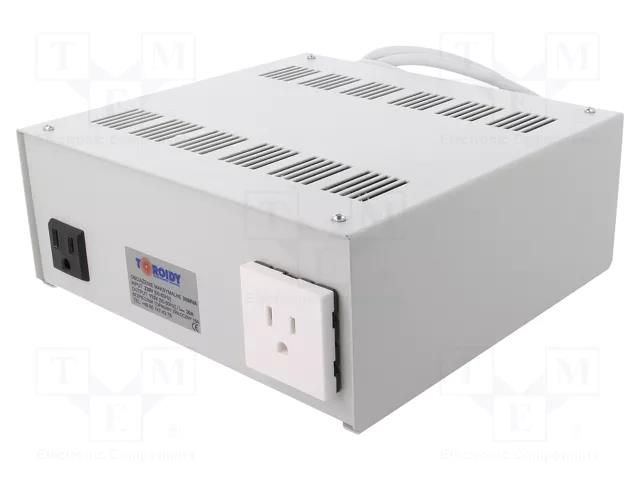 Autotransformer; 230VAC; Power: 3500VA; Usec.1: 115V TOROIDY ATS3500VA-U