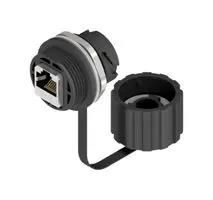 IN-LINE COUPLER, RJ45 JACK, 8P8C, CAT5E 17-10020