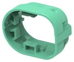 MOUNTING CLIP, CONN, PBT+GF30, GREEN 2325098-8