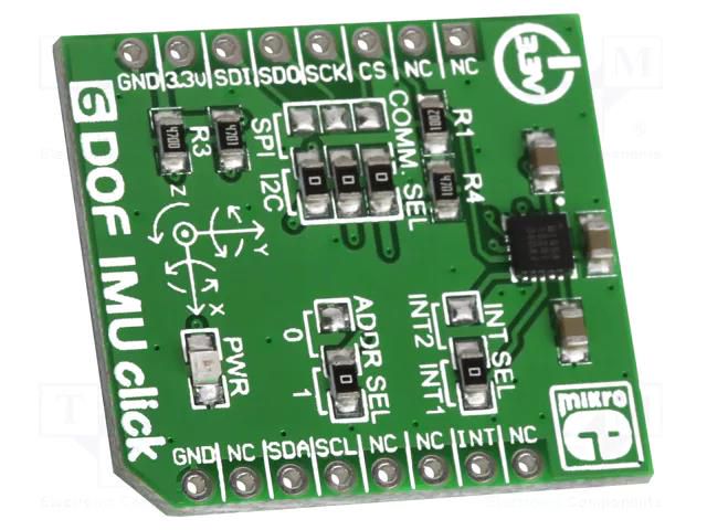 Click board; prototype board; Comp: MAX21105; 3.3VDC MIKROE MIKROE-1941