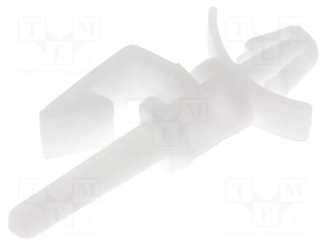 PCB distance; polyamide; L: 9.5mm; edge; natural; UL94V-2; -40÷85°C ESSENTRA RI-EHCBS-6-01