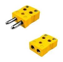 THERMOCOUPLE CONN, TYPE K, PLUG/RCPT AS-K-MQ+FQ