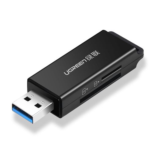 Atminties kortelių microSD, SD skaitytuvas USB 3.0 UGREEN/40752 6957303847525