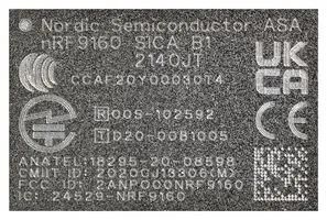 NB-IOT MODEM, 2.2GHZ, 5.5V NRF9160-SIBA-B1A-R7