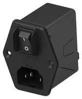 FILTERED IEC MODULE, C18, 12A, QC 12HPEGS1-HG