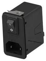 FILTERED IEC MODULE, C14, 10A, QC 10HPSNS1-NG