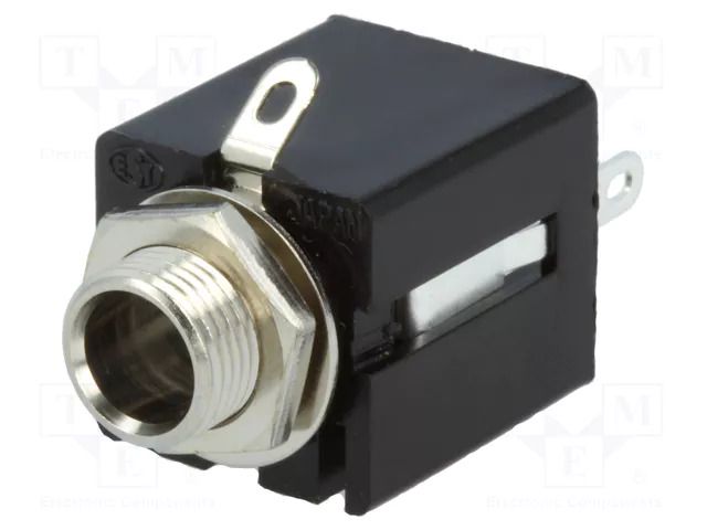 Connector: Jack 6,3mm; socket; female; stereo; ways: 3; straight LUMBERG KLBP-3
