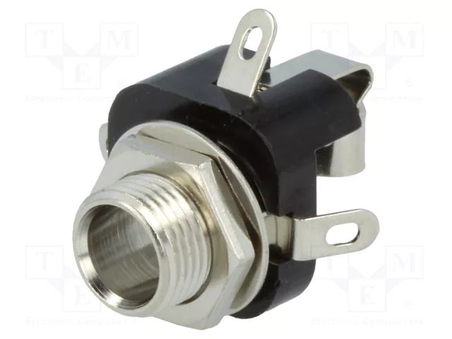 Connector: Jack 6,3mm; socket; female; stereo; ways: 3; straight LUMBERG KLB-3