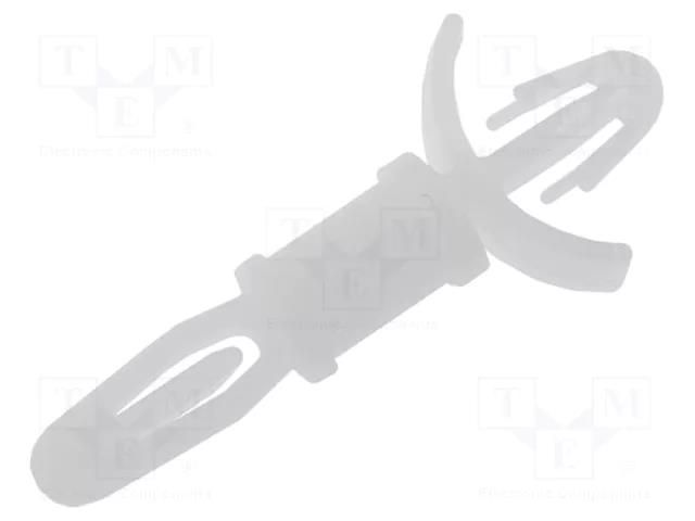 Assembly stud; polyamide; L: 7.9mm; latch/latch; Ø2: 3.18mm ESSENTRA RI-LCBSM-5-01