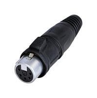 XLR CONN, RCPT, 5POS, CABLE RCX5F-Z-000-1