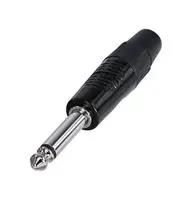AUDIO CONN, MONO PLUG, 6.35MM, CABLE RP2C-BAG