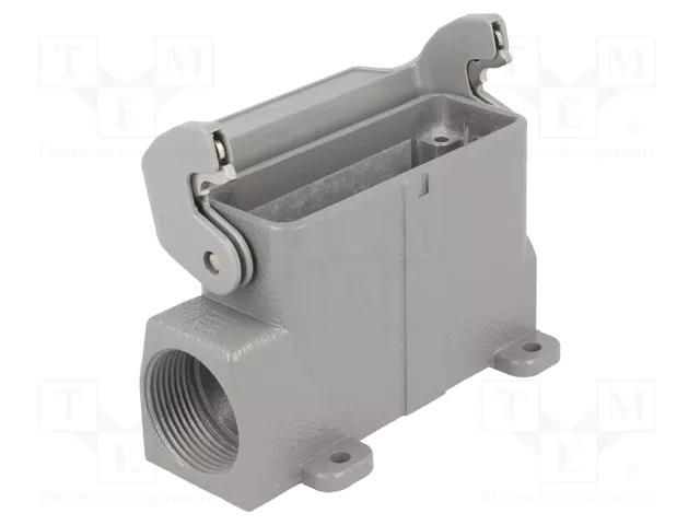 Enclosure for connectors: HDC; size 16A; Han® A; IP65; with latch HARTING 09200160252