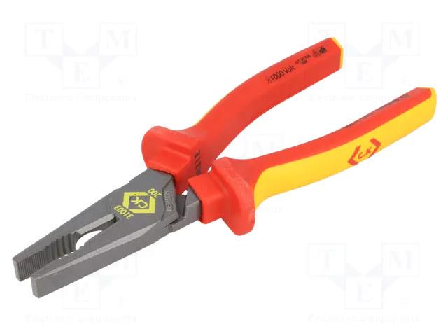 Pliers; insulated,universal; 200mm; 1kVAC; 1.5kVDC C.K CK-39072-200