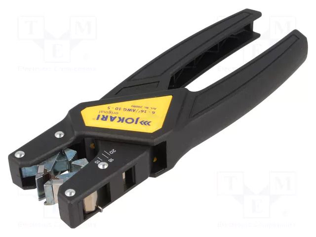 Stripping tool; 10AWG÷5AWG; 6÷16mm2; Wire: round JOKARI T20090