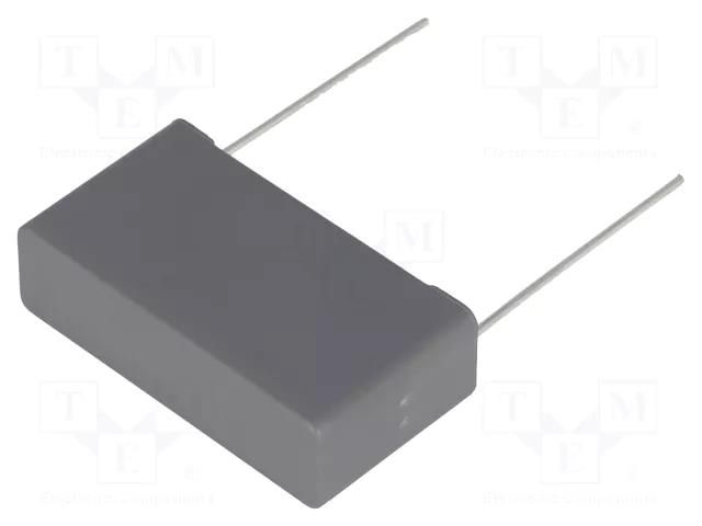 Capacitor: polypropylene; X2; R47 X2; 470nF; 32x13x22mm; THT; ±10% KEMET R474R34705001K